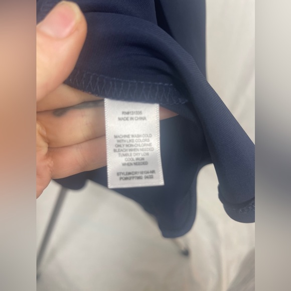 SOCIALITE One Shoulder Bodycon Navy Blue Dress Size XL NWT - Picture 7 of 12